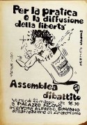 per la pratica e la diffusione della libertà manifesto