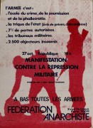 manifestation contre la repression militaire manifesto