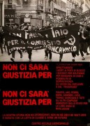 non ci sarà giustizia per... manifesto