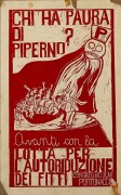 Chi ha paura di Piperno?, manifesto