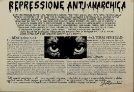 Repressione antianarchica, manifesto