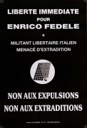 Liberte immediate pour Enrico Fedele, manifesto