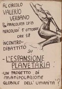 Incontro-dibattito sull'espansione planetaria, manifesto