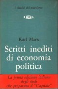 scritti inediti di economia politica