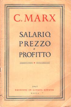 salario, prezzo e profitto