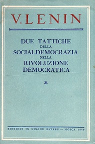 due tattiche della socialdemocrazia nella rivoluzione democratica