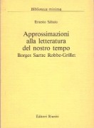 approssimazioni alla letteratura del nostro tempo