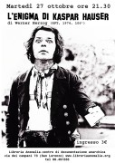 l'enigma di Kaspar Hauser - locandina film