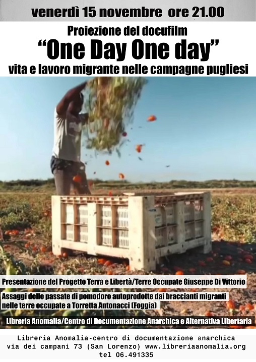 One Day One Day. Vita e lavoro migrante nelle campagne pugliesi