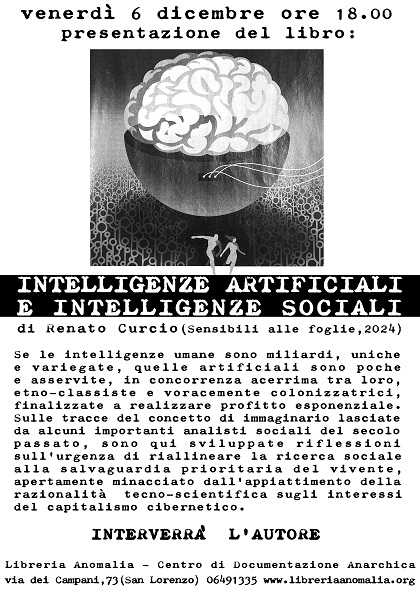 Intelligenze artificiali e intelligenze sociali  (sensibili alle foglie 2024)